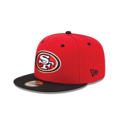 San Francisco 49ers Gorra | New Era NFL 2tone 59fifty Fitted Cap Mexico - Rojos